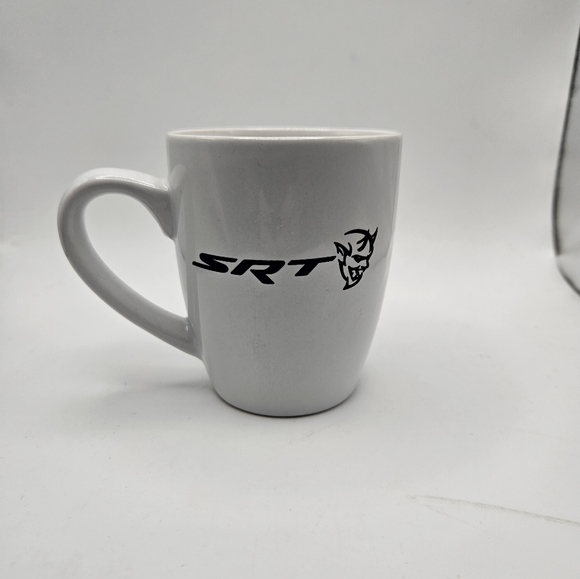 White SRT Mopar Coffee Mug - Picture 1 of 5